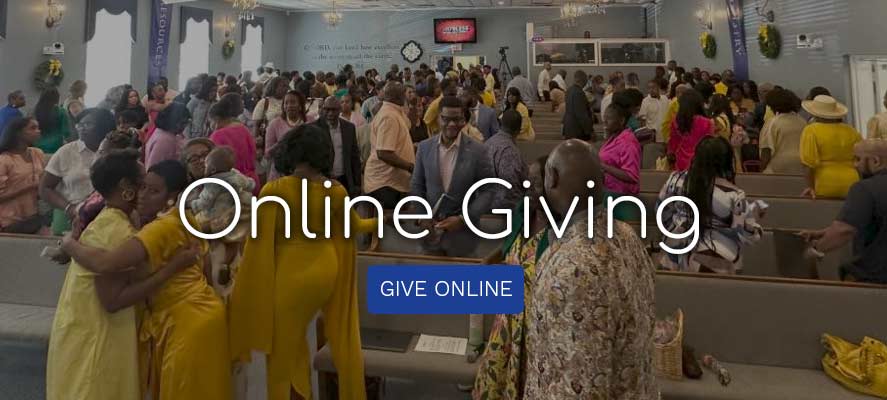 church members in the sanctuary